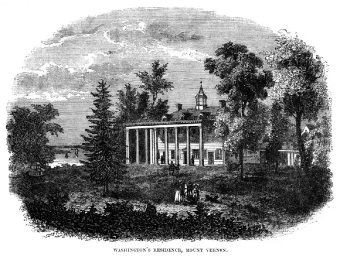 Framed Print : Mt Vernon Garden Framed Print : Mt Vernon Garden