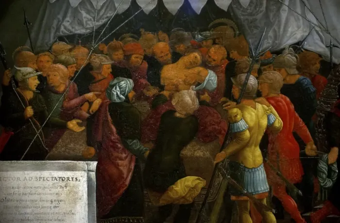 Framed Print : Mucius Scaevola before King Porsena, 1533, by Abraham Framed Print : Mucius Scaevola before King Porsena, 1533, by Abraham
