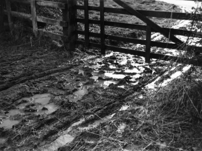 Framed Print : Mud at the Gate Framed Print : Mud at the Gate