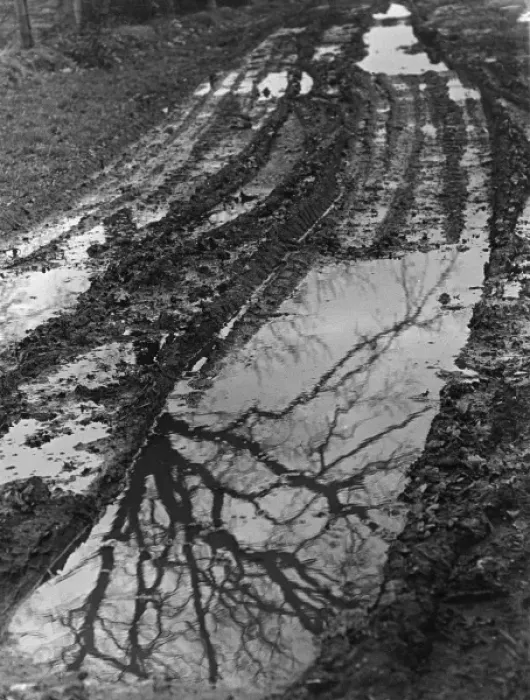 Framed Print : Muddy Country Lane Framed Print : Muddy Country Lane