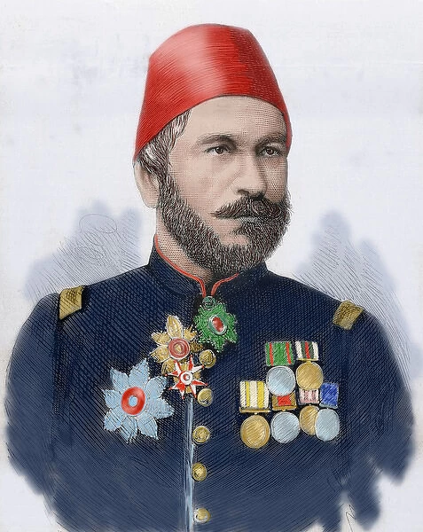 Muhammad Ali Pasha (b. 1829). General in chief of the Turkis