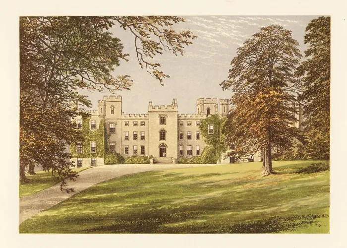 Framed Print : Mulgrave Castle, Yorkshire, England Framed Print : Mulgrave Castle, Yorkshire, England