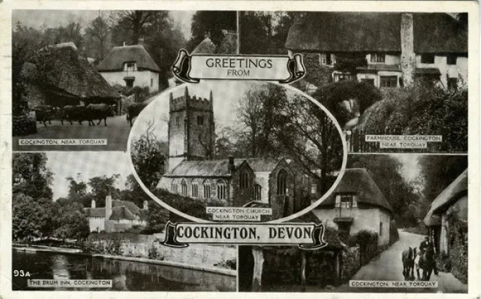 Framed Print : Mulitiview, Cockington, Torbay, England Framed Print : Mulitiview, Cockington, Torbay, England