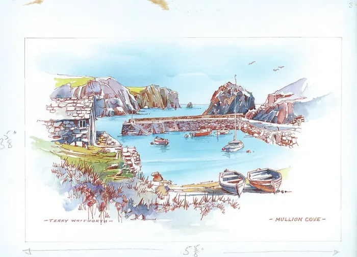 Framed Print : Mullion Cove Framed Print : Mullion Cove