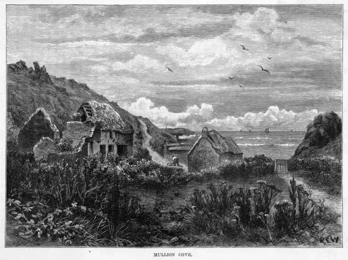 Framed Print : Mullion Cove, Cornwall Framed Print : Mullion Cove, Cornwall
