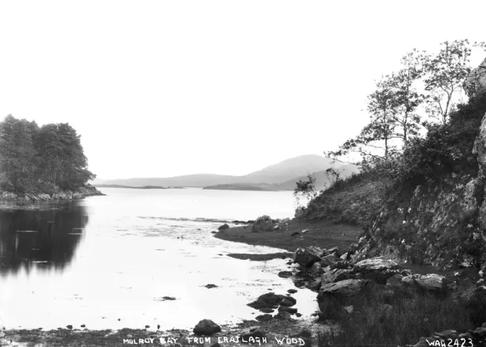 Framed Print : Mulroy Bay from Cratlagh Wood Framed Print : Mulroy Bay from Cratlagh Wood