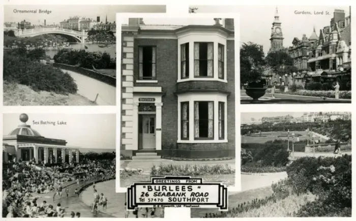 Framed Print : Multi View - Seabank Road (Burlees - No 26), Southport, Lanc Framed Print : Multi View - Seabank Road (Burlees - No 26), Southport, Lanc