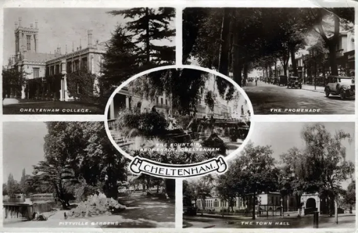 Framed Print : Multiview, Cheltenham, Gloucestershire Framed Print : Multiview, Cheltenham, Gloucestershire