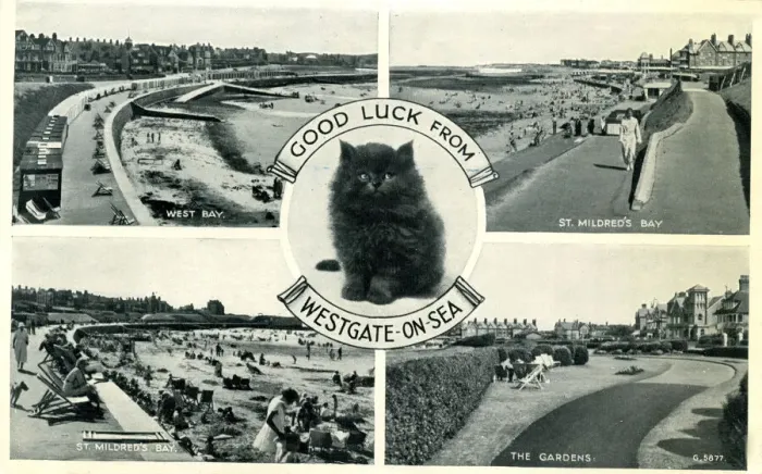 Framed Print : Multiview postcard, Westgate-on-Sea, Kent Framed Print : Multiview postcard, Westgate-on-Sea, Kent