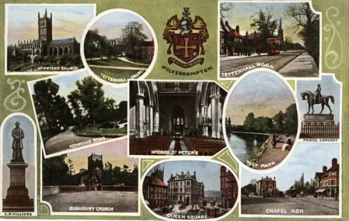 Framed Print : Multiview, Wolverhampton, Staffordshire Framed Print : Multiview, Wolverhampton, Staffordshire
