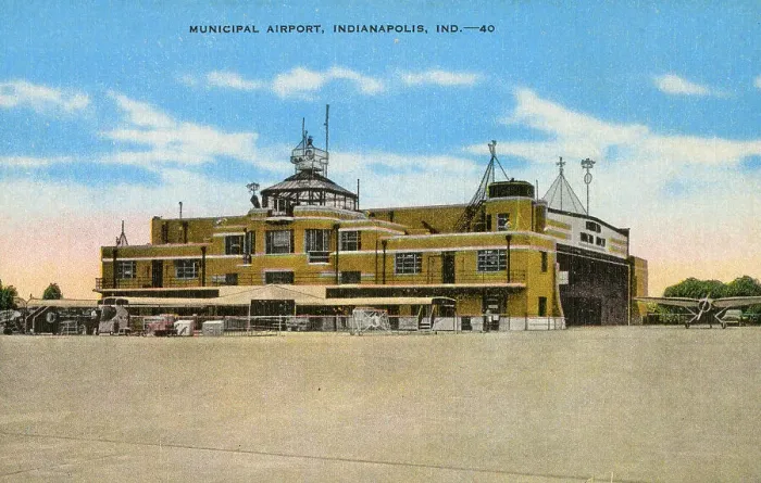 Framed Print : Municipal Airport, Indianapolis, Indiana, USA Framed Print : Municipal Airport, Indianapolis, Indiana, USA