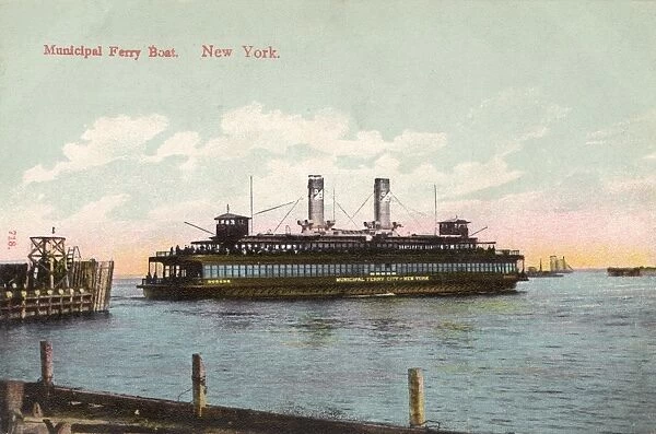Municipal Ferry Boat, New York City, USA