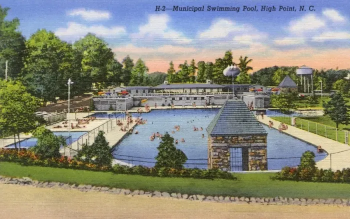 Framed Print : Municipal Swimming Pool, High Point, North Carolina, USA Framed Print : Municipal Swimming Pool, High Point, North Carolina, USA