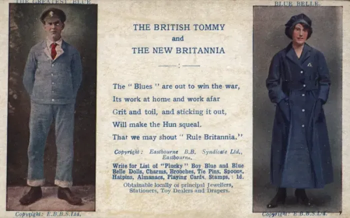 Framed Print : Munitions Worker and Tommy WW1 Framed Print : Munitions Worker and Tommy WW1