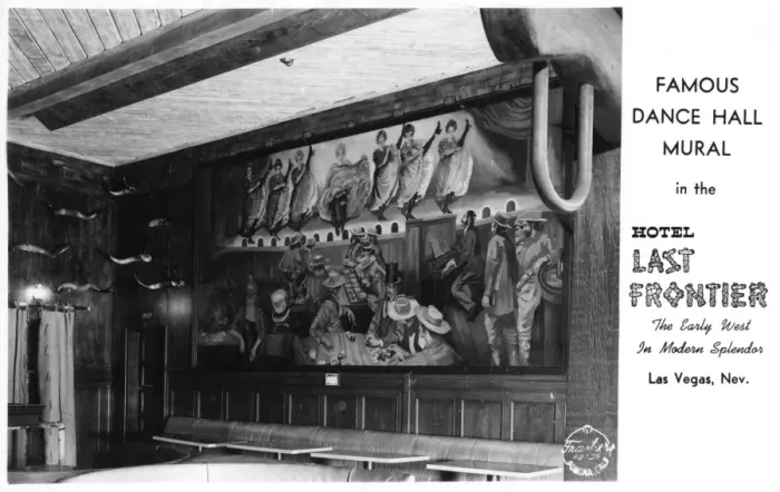 Framed Print : Mural painting, Hotel Last Frontier, Las Vegas, USA Framed Print : Mural painting, Hotel Last Frontier, Las Vegas, USA
