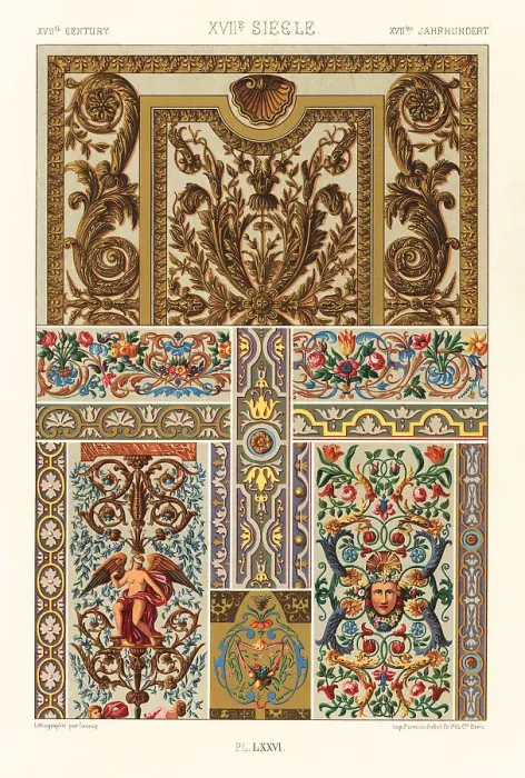 Framed Print : Mural paintings, miniatures, enamels and niellos, 17th century Framed Print : Mural paintings, miniatures, enamels and niellos, 17th century