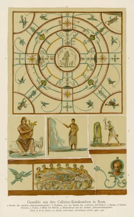 Framed Print : Mural Paintings / Rome Framed Print : Mural Paintings / Rome