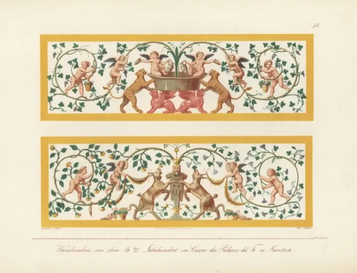 Framed Print : Murals in the casino of the Palazzo del Te, Mantua, Italy Framed Print : Murals in the casino of the Palazzo del Te, Mantua, Italy