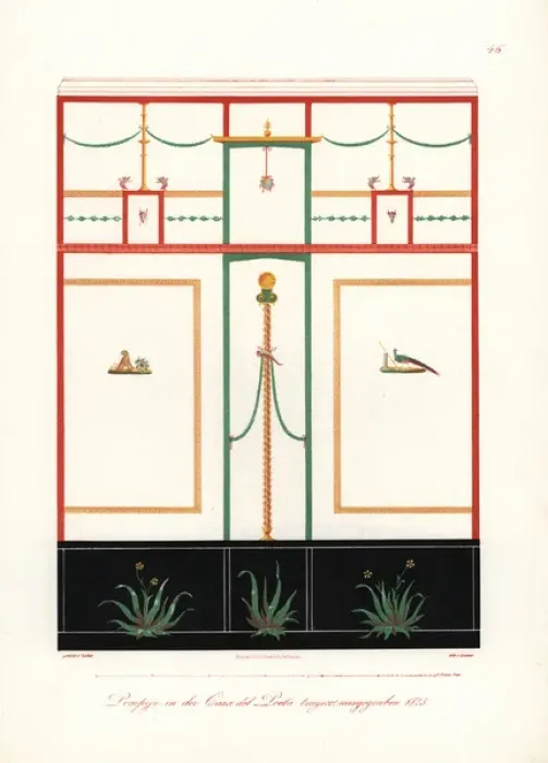 Framed Print : Murals from the House of the Tragic Poet, Pompeii Framed Print : Murals from the House of the Tragic Poet, Pompeii