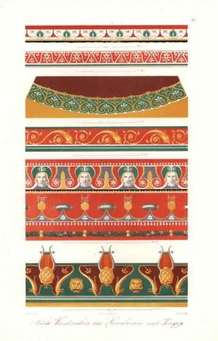 Framed Print : Murals from Pompeii and Heraculaneum Framed Print : Murals from Pompeii and Heraculaneum