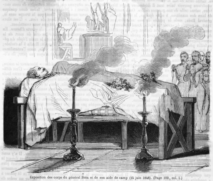 Framed Print : Murder of General Brea Framed Print : Murder of General Brea