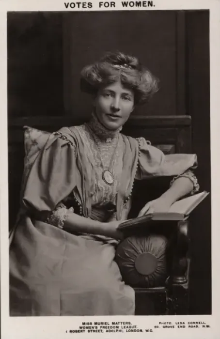 Framed Print : Muriel Matters Suffragette Framed Print : Muriel Matters Suffragette