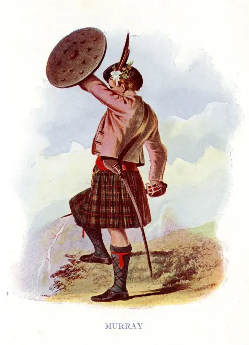 Framed Print : Murray, Traditional Scottish Clan Costume Framed Print : Murray, Traditional Scottish Clan Costume