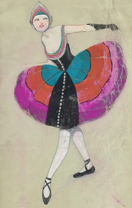 Framed Print : Murrays Cabaret Club costume design Framed Print : Murrays Cabaret Club costume design