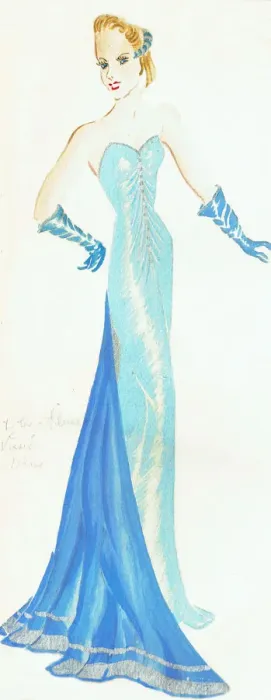 Framed Print : Murrays Cabaret Club costume design Framed Print : Murrays Cabaret Club costume design