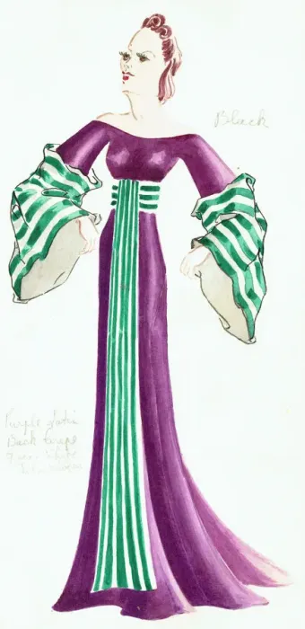 Framed Print : Murrays Cabaret Club costume design Framed Print : Murrays Cabaret Club costume design