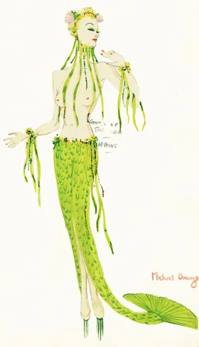 Framed Print : Murrays Cabaret Club costume design Framed Print : Murrays Cabaret Club costume design