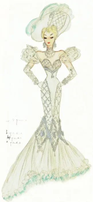 Framed Print : Murrays Cabaret Club costume design Framed Print : Murrays Cabaret Club costume design