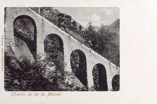 Murren Mountain Funicular Railway - Switzerland