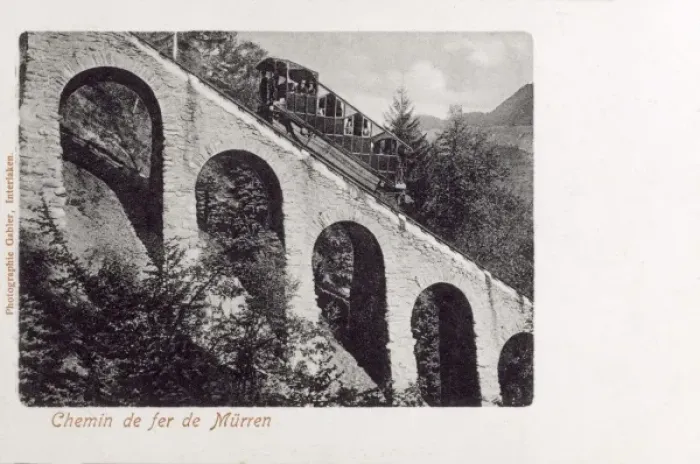 Framed Print : Murren Mountain Funicular Railway - Switzerland Framed Print : Murren Mountain Funicular Railway - Switzerland