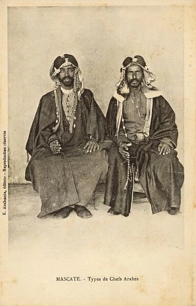 Muscat, Oman - Two Arab Chieftains