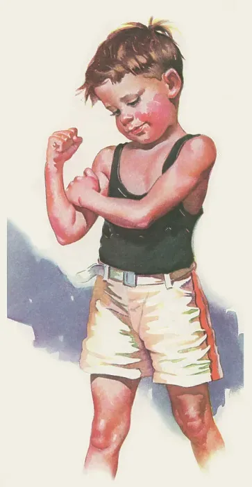 Framed Print : Muscle Man