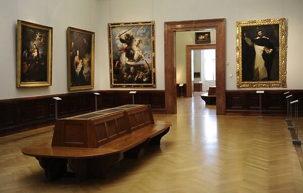 Museum of Fine Arts. Interior. Budapest