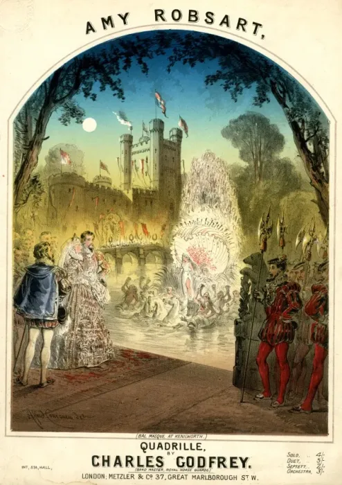 Framed Print : Music cover, Amy Robsart Quadrille Framed Print : Music cover, Amy Robsart Quadrille