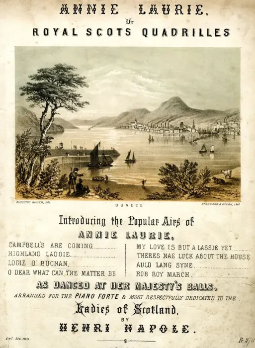 Framed Print : Music cover, Annie Laurie or Royal Scots Quadrilles Framed Print : Music cover, Annie Laurie or Royal Scots Quadrilles