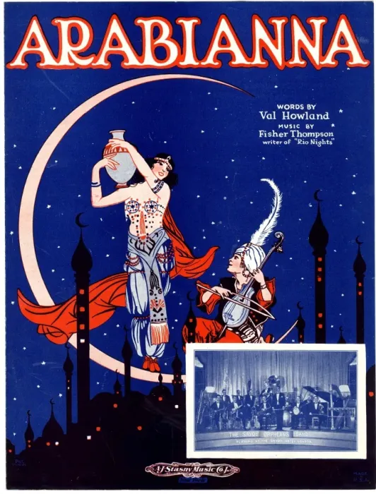 Framed Print : Music cover, Arabianna, Savoy Orpheans Band Framed Print : Music cover, Arabianna, Savoy Orpheans Band