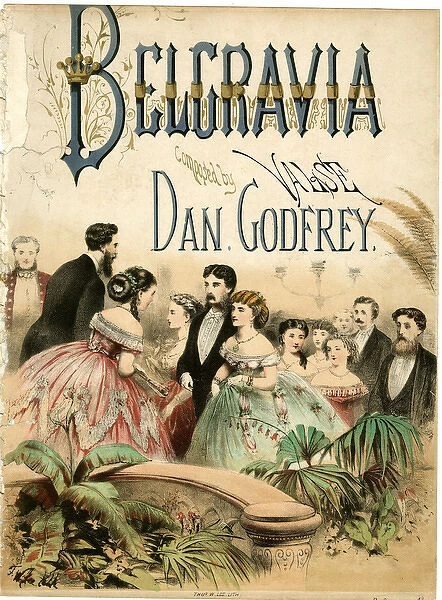 Music cover, Belgravia Valse, by Dan Godfrey