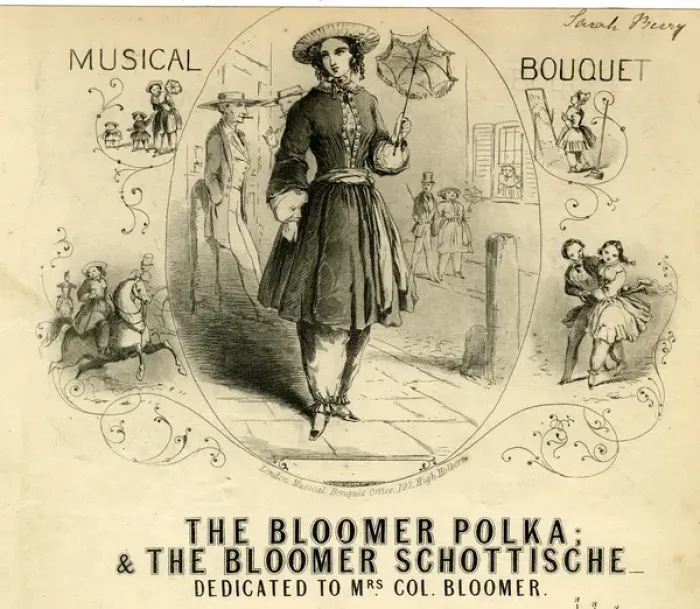Framed Print : Music cover, The Bloomer Polka & Bloomer Schottische Framed Print : Music cover, The Bloomer Polka & Bloomer Schottische