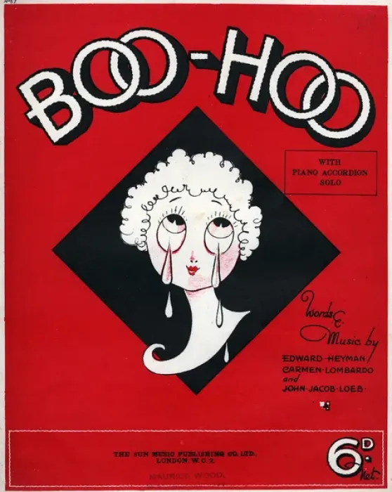 Framed Print : Music cover, Boo-Hoo Framed Print : Music cover, Boo-Hoo