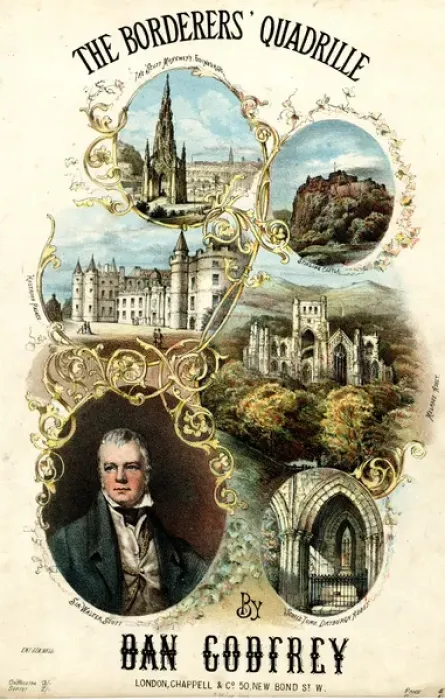 Framed Print : Music cover, The Borderers Quadrille by Dan Godfrey Framed Print : Music cover, The Borderers Quadrille by Dan Godfrey