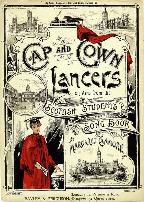 Framed Print : Music cover, Cap and Gown Lancers Framed Print : Music cover, Cap and Gown Lancers
