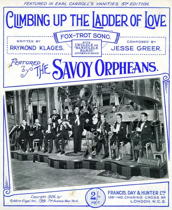 Framed Print : Music cover, Climbing Up the Ladder of Love Framed Print : Music cover, Climbing Up the Ladder of Love