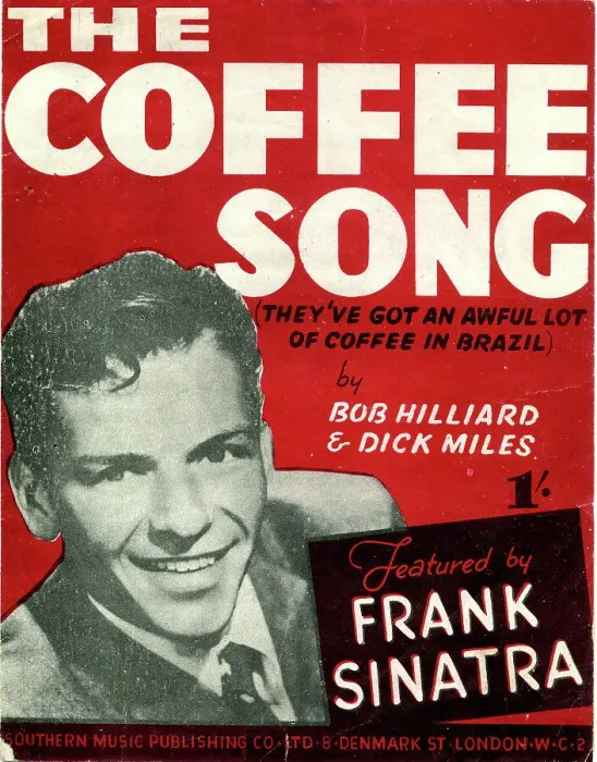 Framed Print : Music cover, The Coffee Song, Frank Sinatra Framed Print : Music cover, The Coffee Song, Frank Sinatra