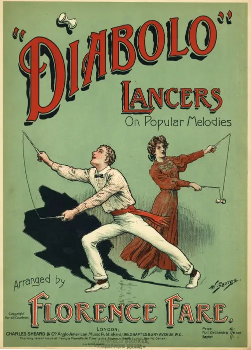 Framed Print : Music cover, Diabolo Lancers Framed Print : Music cover, Diabolo Lancers