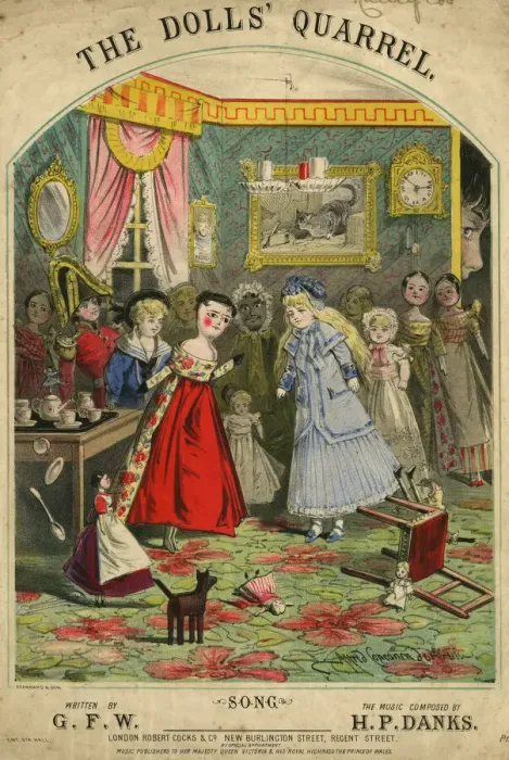 Framed Print : Music cover, The Dolls Quarrel Framed Print : Music cover, The Dolls Quarrel