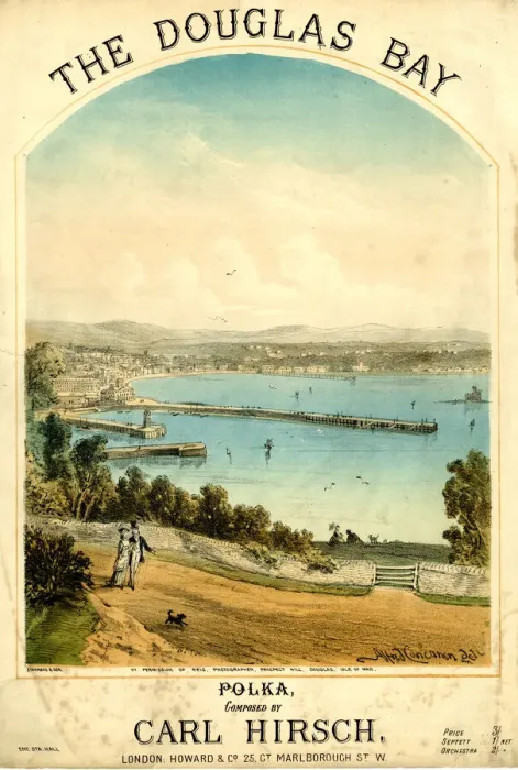 Framed Print : Music cover, The Douglas Bay Polka by Carl Hirsch Framed Print : Music cover, The Douglas Bay Polka by Carl Hirsch